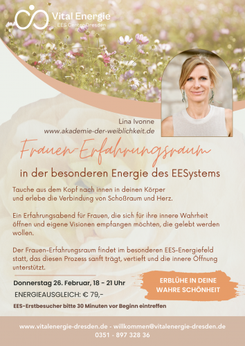 Frauen Erfahrungsraum mit Lina Ivonne im EES Dresden