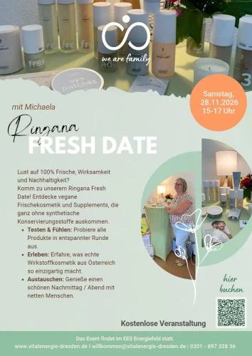 November 26 Ringana Fresh Date-web