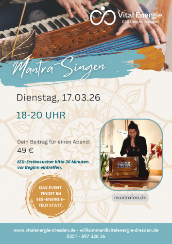 Nur März 26 Mantra-Singen im EES Komma